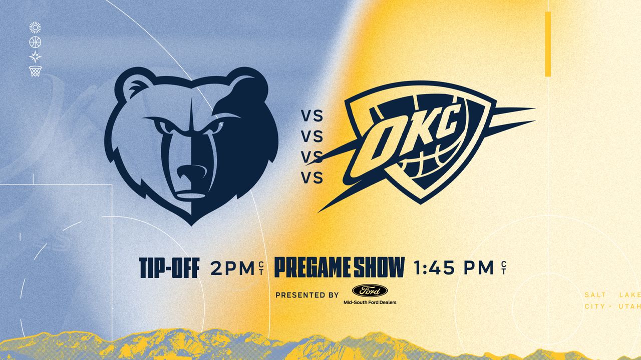 Memphis Grizzlies vs Oklahoma City Thunder | Salt Lake City